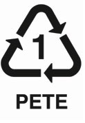 PETE plastic bottle